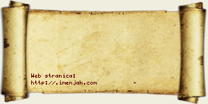 Lana Veljović vizit kartica